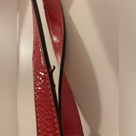 Coach Gallery Embossed Patent Leather Rose Pink Shoulder Bag Tote Purse - Picture 2 of 15